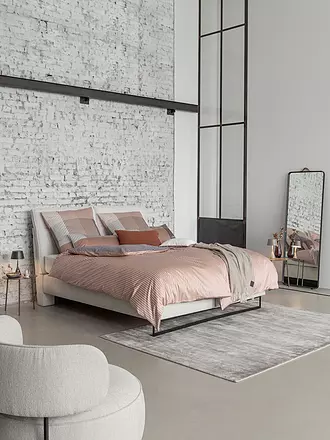 JOOP | Satin Bettwäsche DIVIDED 70x90cm / 140x200cm Blush | 